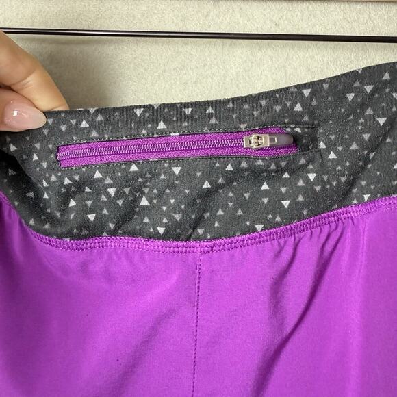 Nike Running Purple Athletic Shorts Elastic Waistband Jogging Workout Gym Size L - Picture 8 of 14